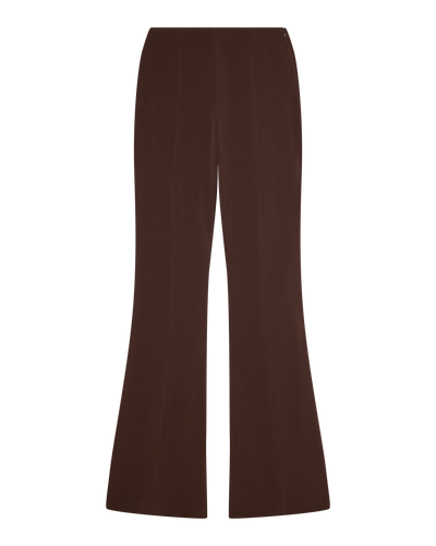 SOHO HIGH RISE SUIT PANT - CHOCOLATE