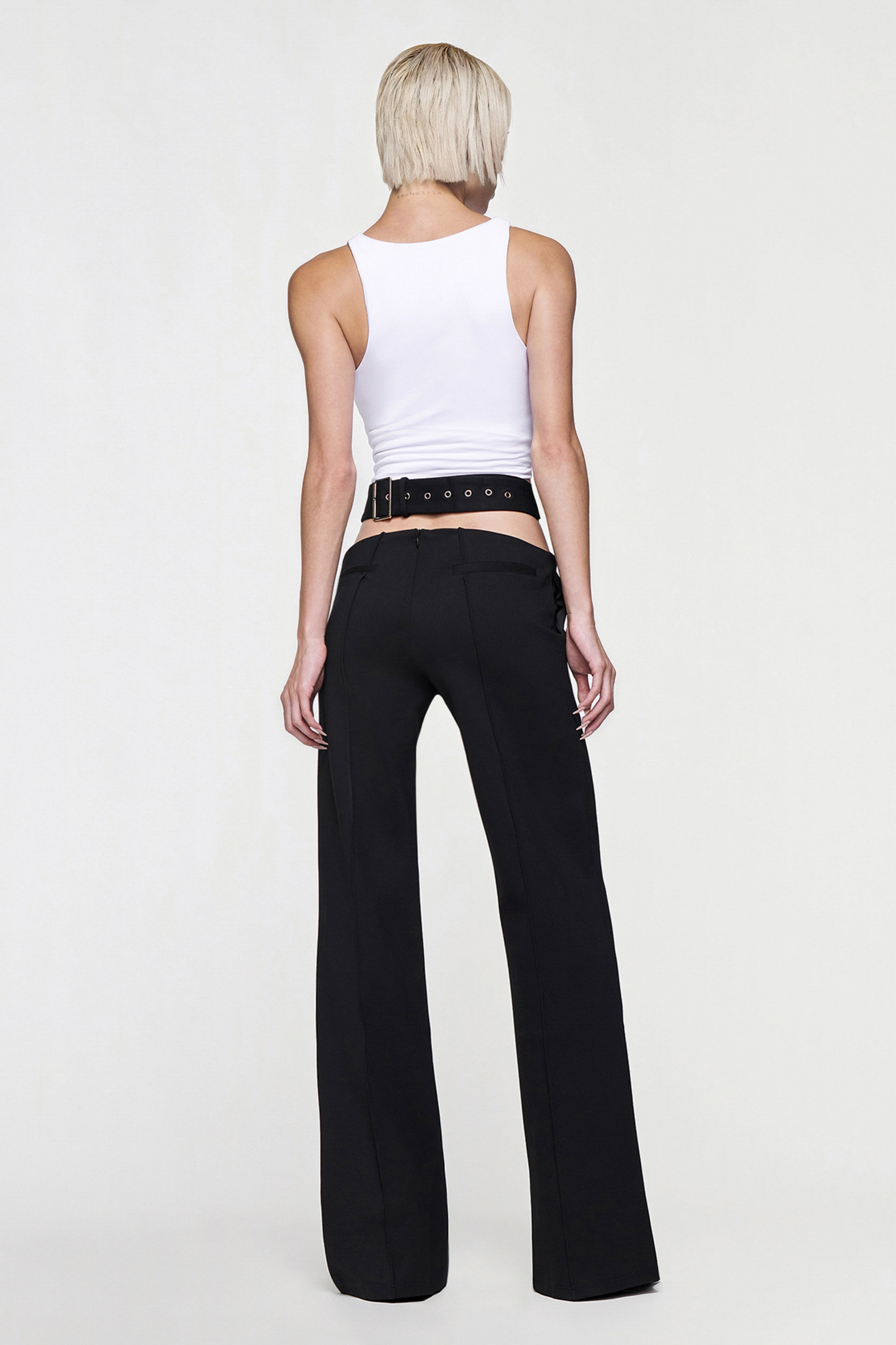 JULIETTE WIDE LEG PANT - BLACK