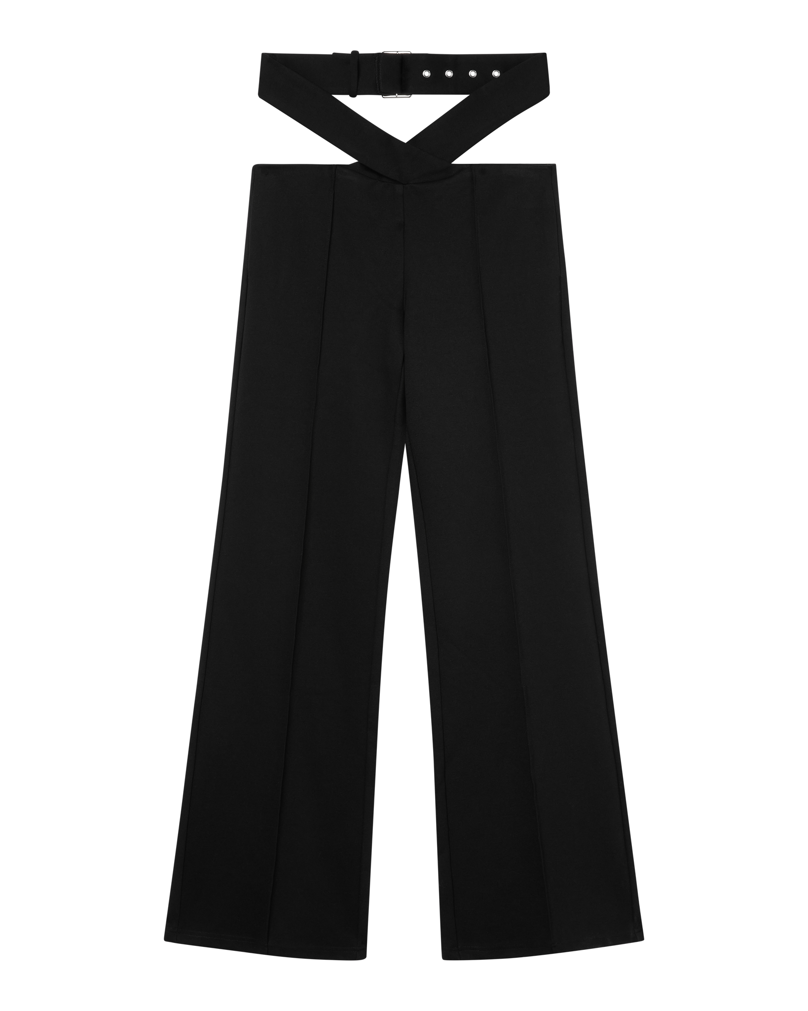 JULIETTE WIDE LEG PANT - BLACK