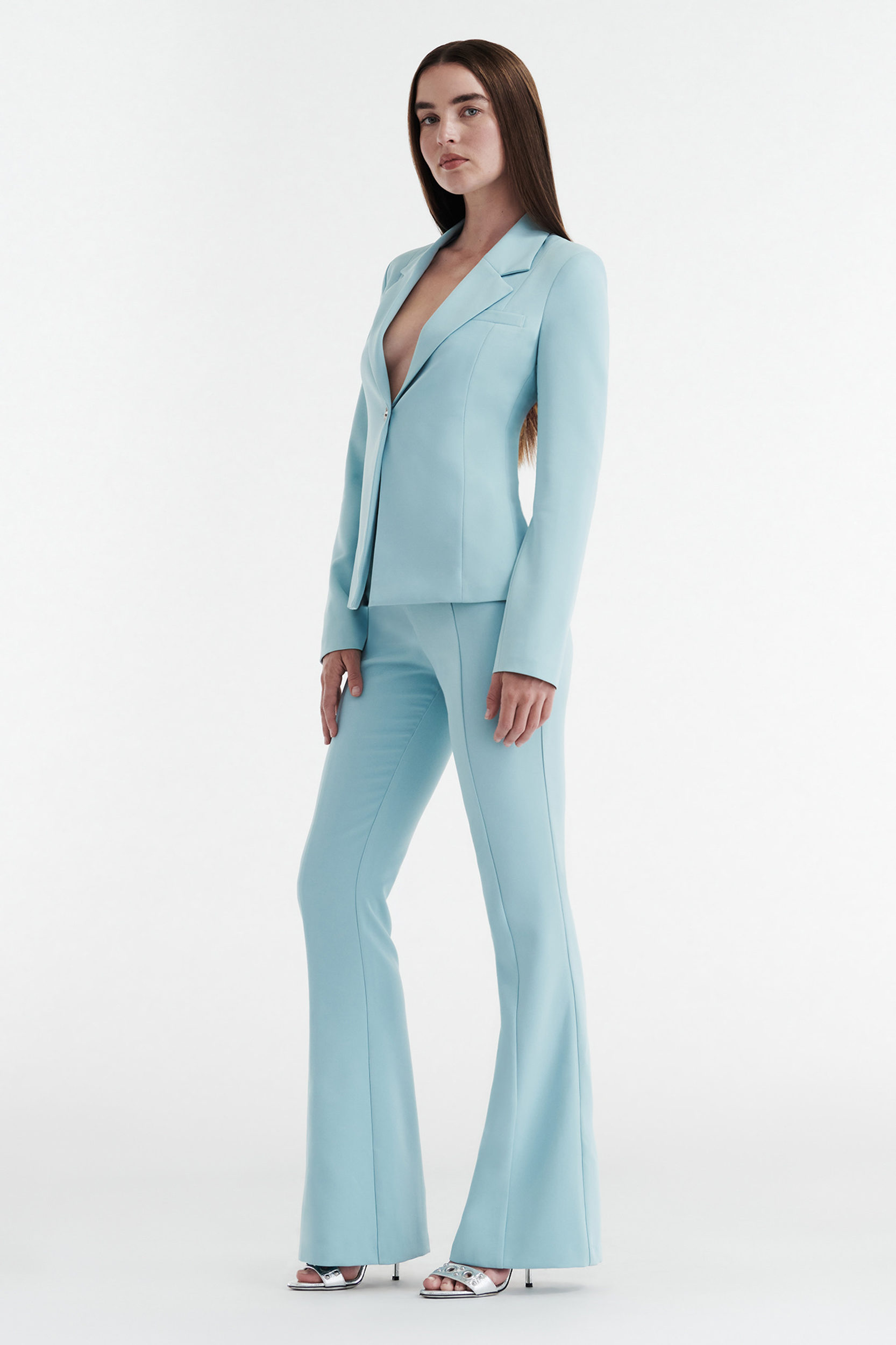 SOHO SUIT BLAZER - EGGSHELL BLUE