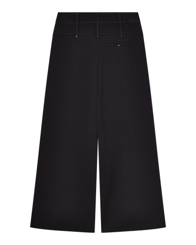 CHARLOTTE WIDE LEG PLEAT PANT - BLACK