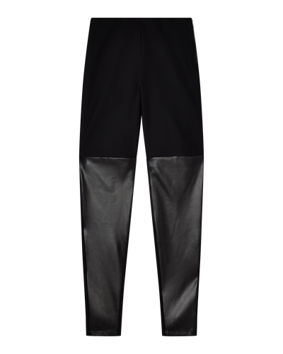 AIMEE HIGH WAISTED SLIM FIT PANT - BLACK