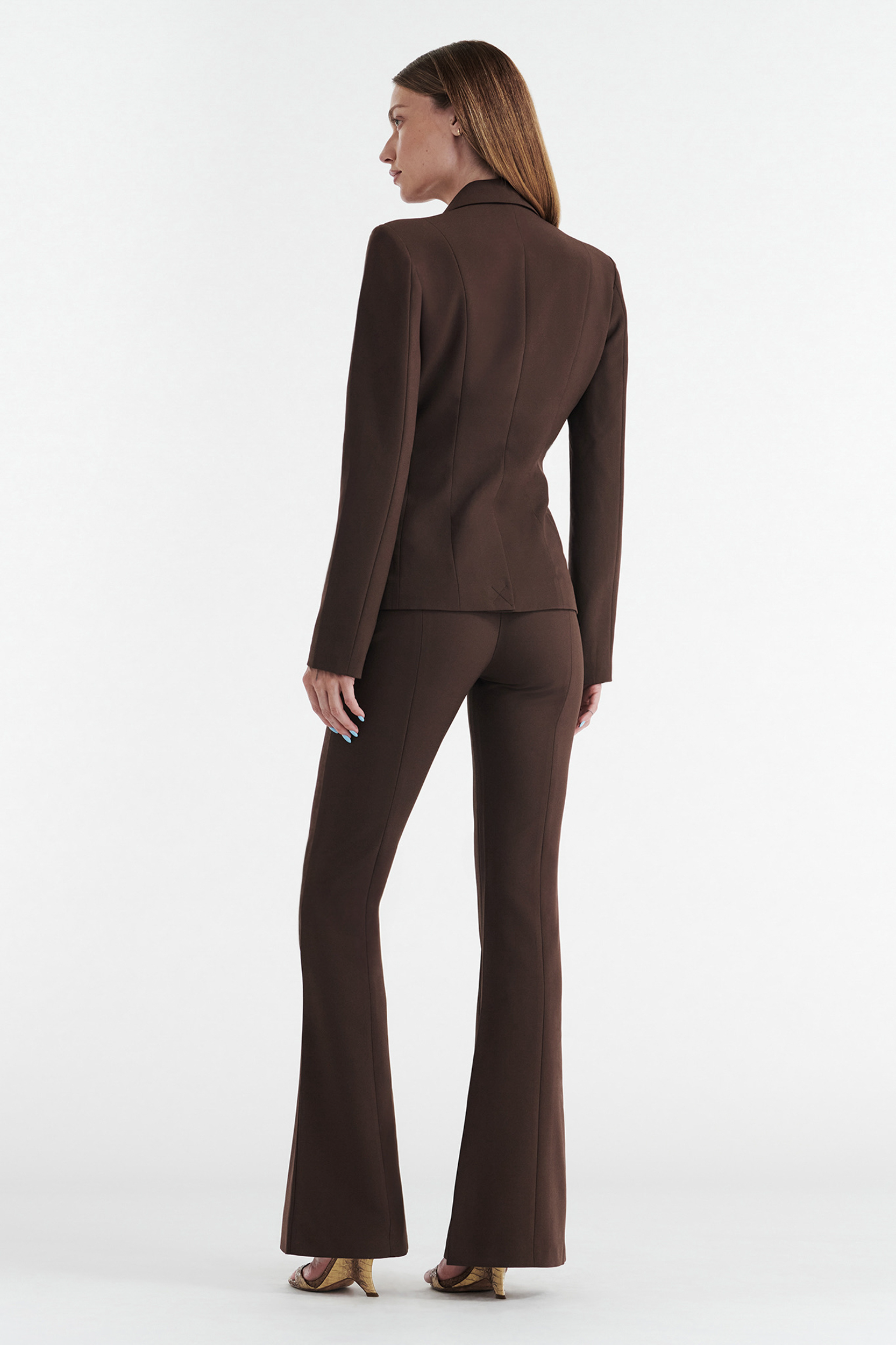 SOHO SUIT BLAZER - CHOCOLATE