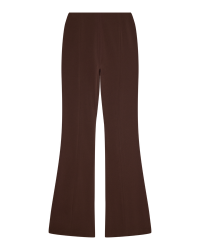 SOHO HIGH RISE SUIT PANT - CHOCOLATE